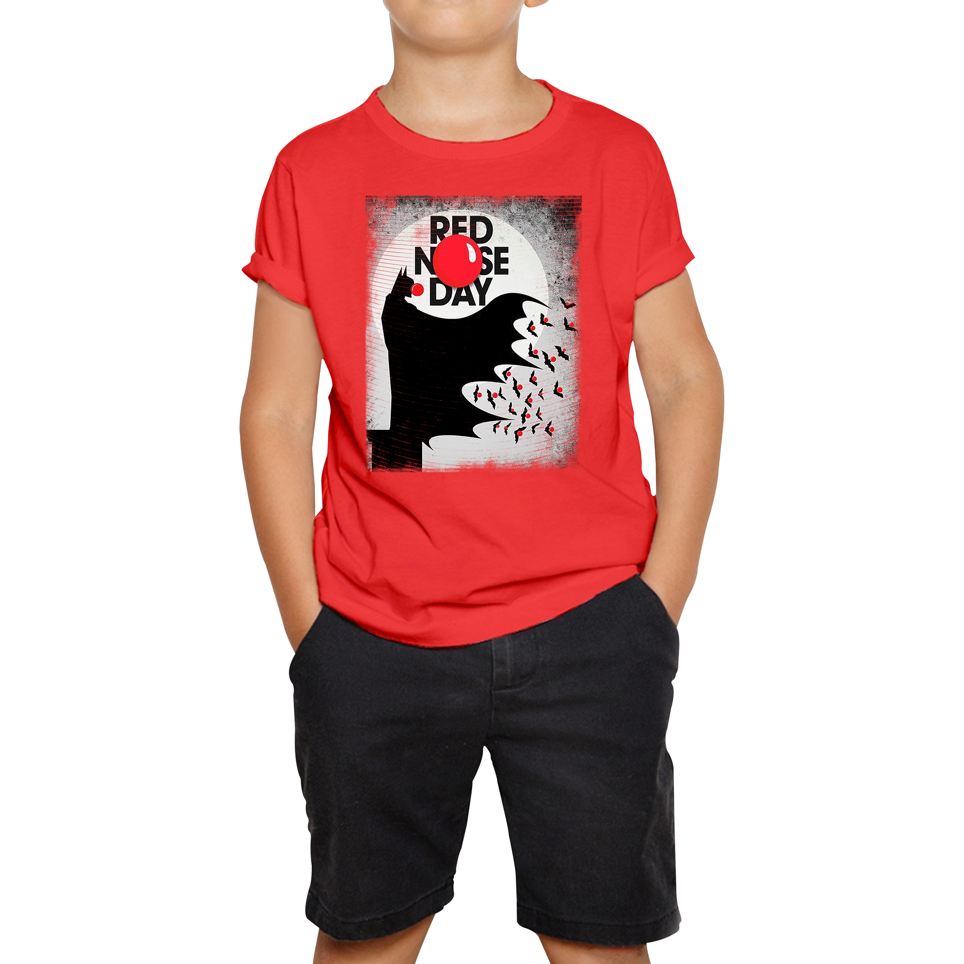 Batman Red Nose Day T Shirt