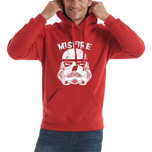 Misfire The Dark Side Made Me Do It Spoof Trooper Armor Helmet Movie Series Unisex Hoodie