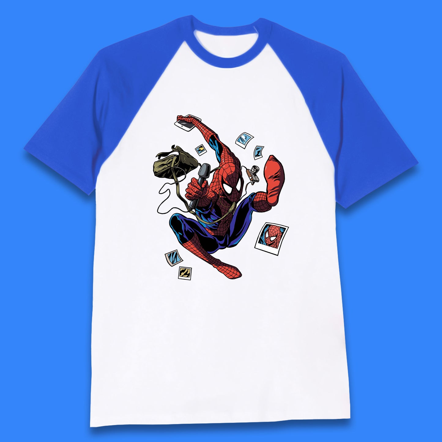 Spider-Man The Animated Series American Superhero Marvel Comics Action Adventure Science Fiction Baseball T Shirt