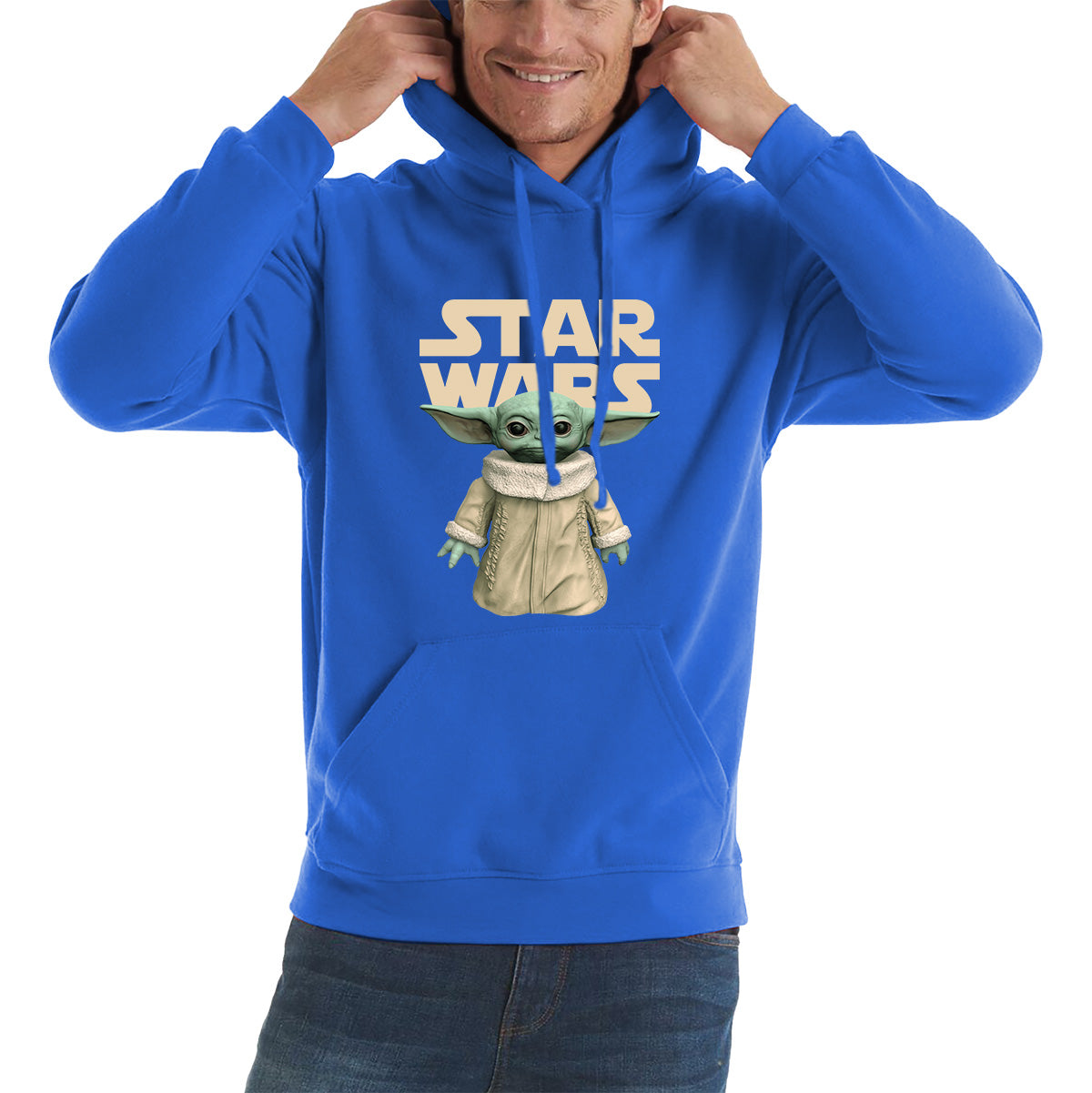 Star Wars Grogu The Child Green Humanoid Alien Yoda's Species Baby Yoda Disney Star Wars Day 46th Anniversary Unisex Hoodie