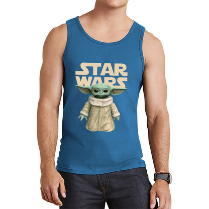 Star Wars Grogu The Child Green Humanoid Alien Yoda's Species Baby Yoda Disney Star Wars Day 46th Anniversary Tank Top