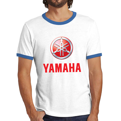 Yamaha Motor Company Yamaha Logo Guarantees Speed And Flawless Riding Motorcycles Scooters Yamaha Lovers Ringer T Shirt