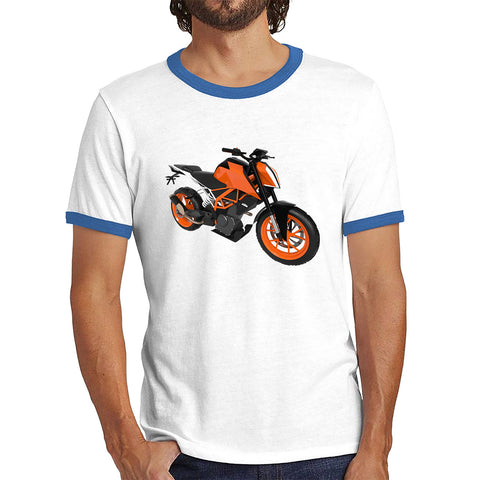 KTM 390 Series Sports Bike Motorcycle Street Racing Bike KTM Lovers Street Rider Motorbike Lover Ringer T Shirt
