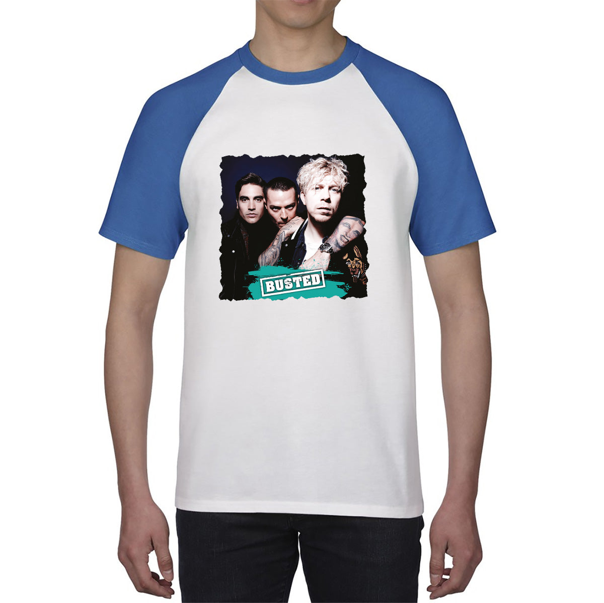 Busted Singer UK Tour 2023 Pigs Can Fly 20th Anniversary Music Band Greatest Hits Busted Band Baseball T Shirt