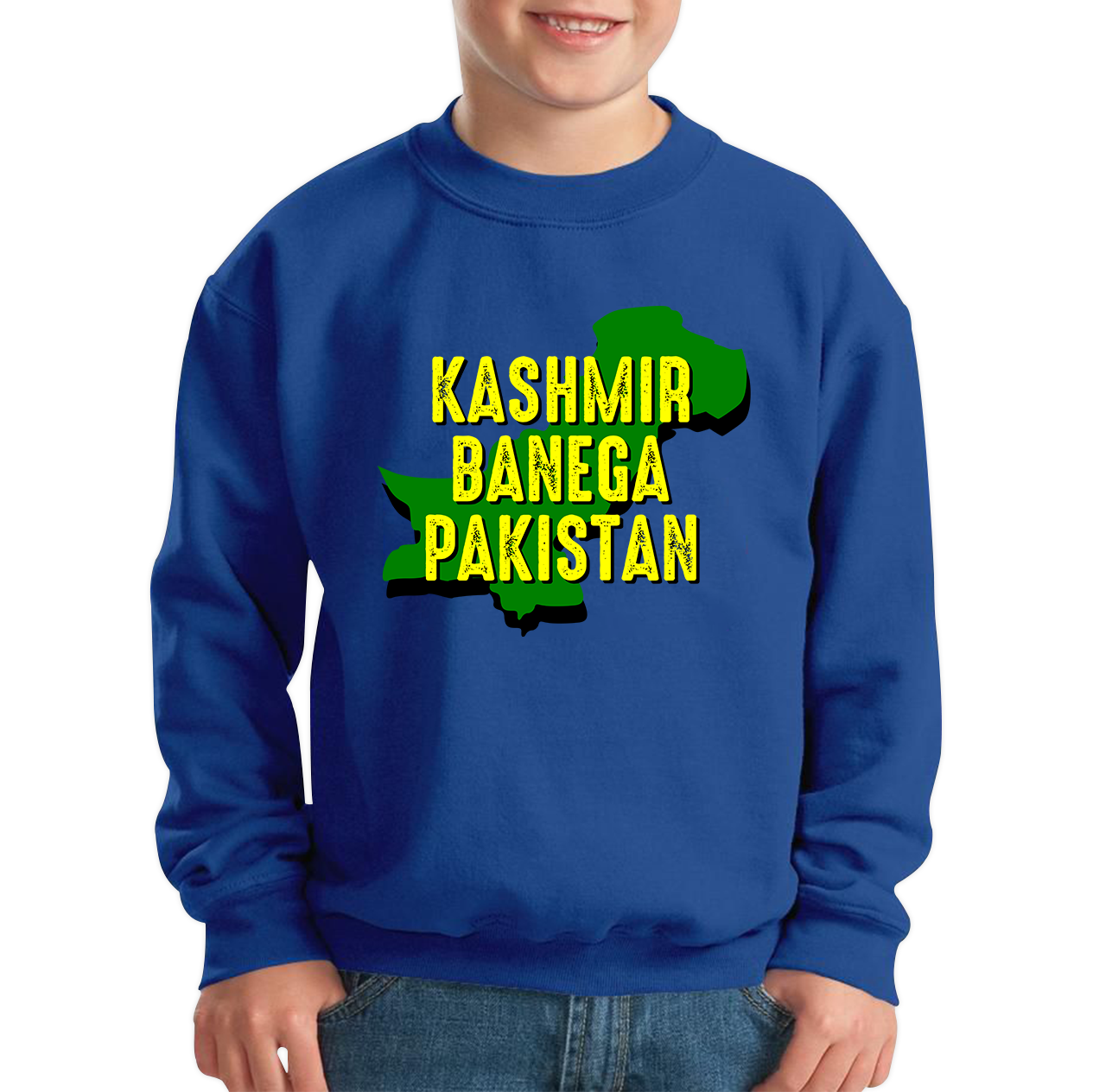 Kashmir Banega Pakistan Stand With Kashmir Jumper