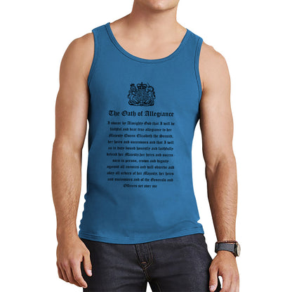 The Oath Of Allegiance British Armed Forces Day Anzac Day Lest We Forget Remembrance Day Veterans Day Tank Top