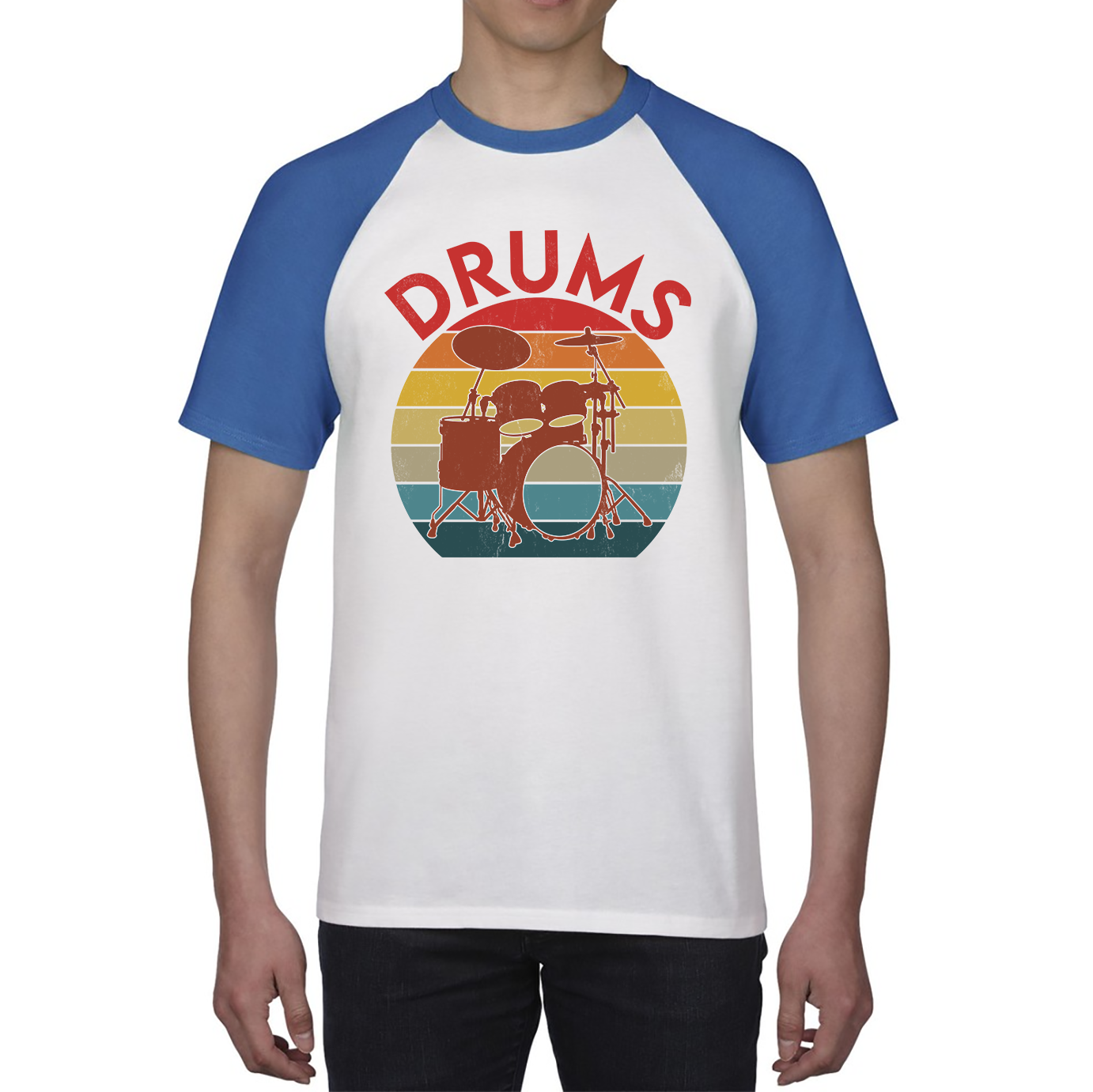 Drums Baseball Shirt