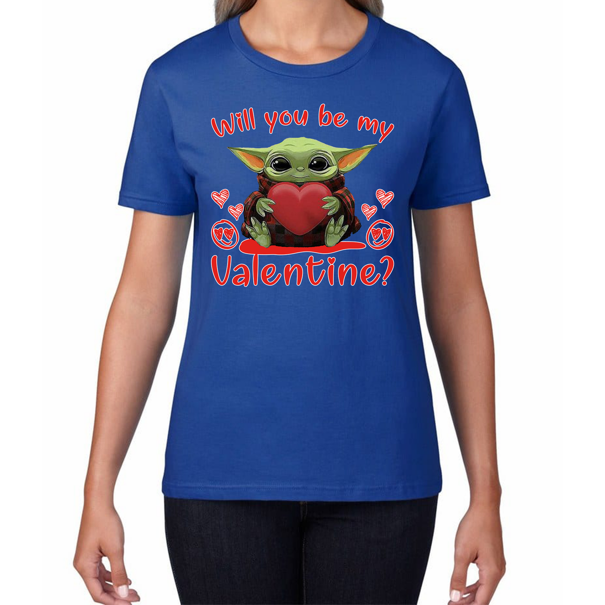 Baby Yoda Will You Be My Valentine T Shirt