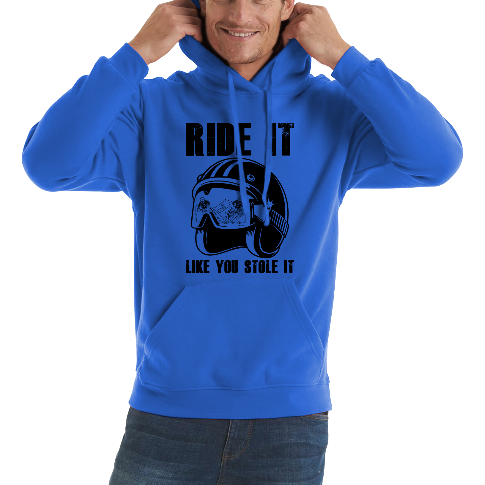 Ride It Like You Stole It Motorcycle Helmet Hoodie