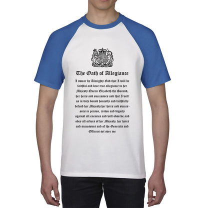 The Oath Of Allegiance British Armed Forces Day Anzac Day Lest We Forget Remembrance Day Veterans Day Baseball T Shirt