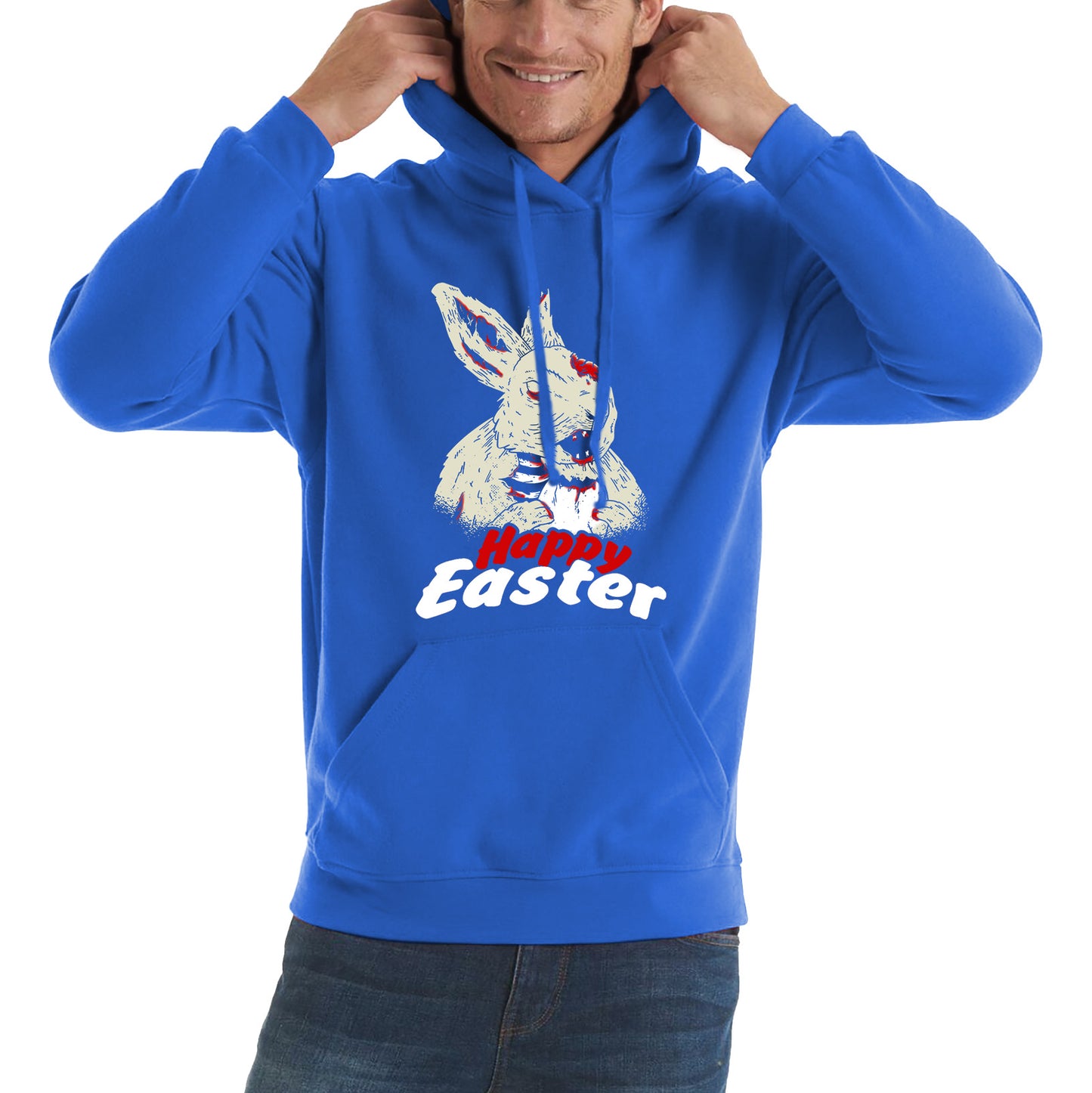 Happy Easter Day Easter Bunny Cute Easter Rabbit Easter Day Hoppy Easter Bunnies Unisex Hoodie