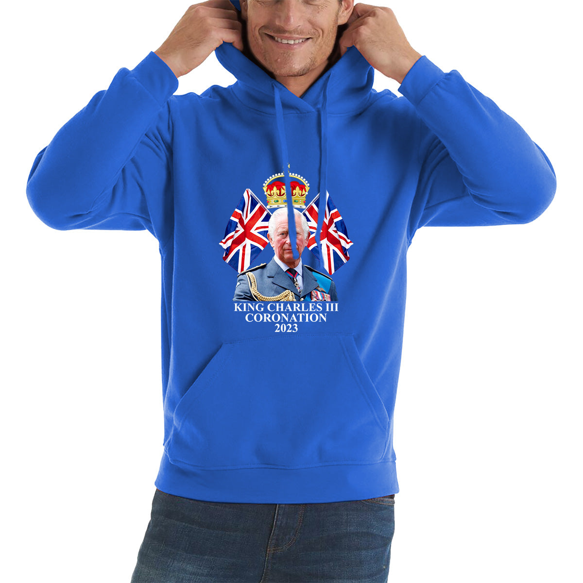 Mens King Charles III Hoodie for Sale UK