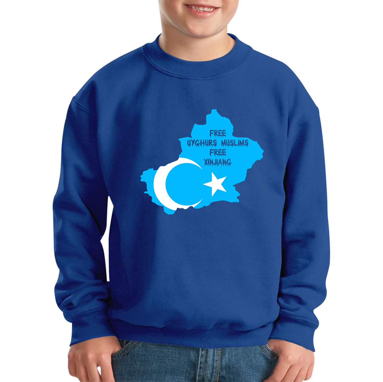 Free Uyghurs Muslims Free Xinjiang Freedom For Uyghurs Turkestan Jumper