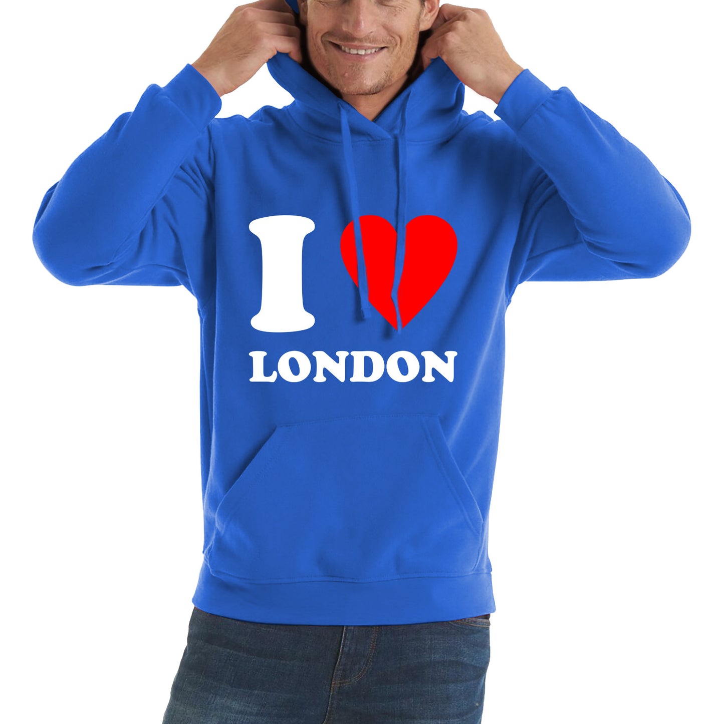 I Love London Capital of England Country Love Souvenir Great Britain Unisex Hoodie