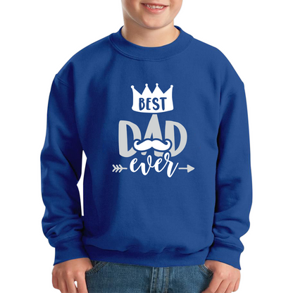 Best Dad Ever Coolest Dad Father's day Gift For Dad Kids Jumper