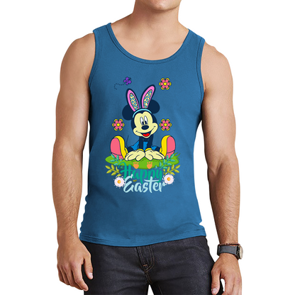 Happy Easter Mickey Mouse Bunny Easter Bunny Happy Easter Day Disney Land  Tank Top