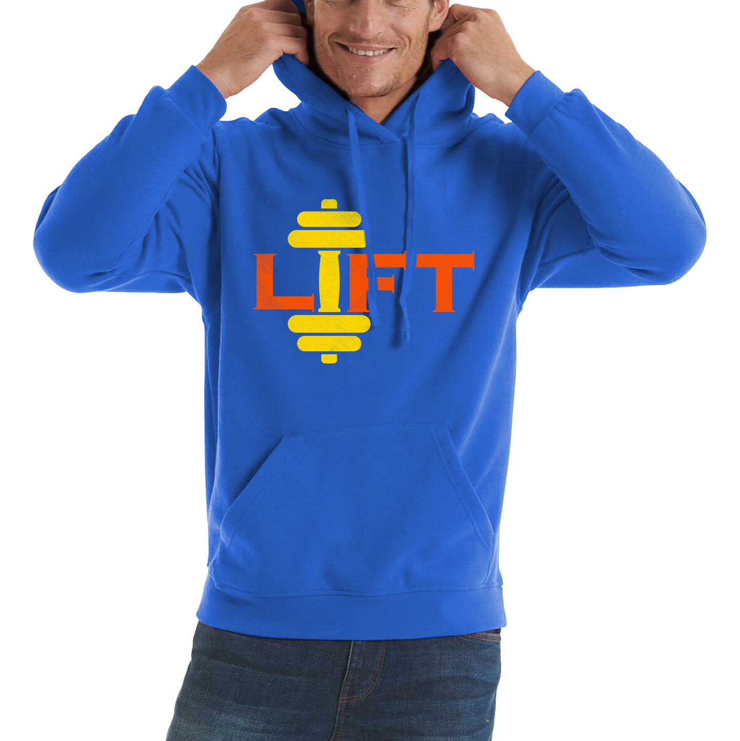 Weight Lifting Dumbells Gym Hoodie