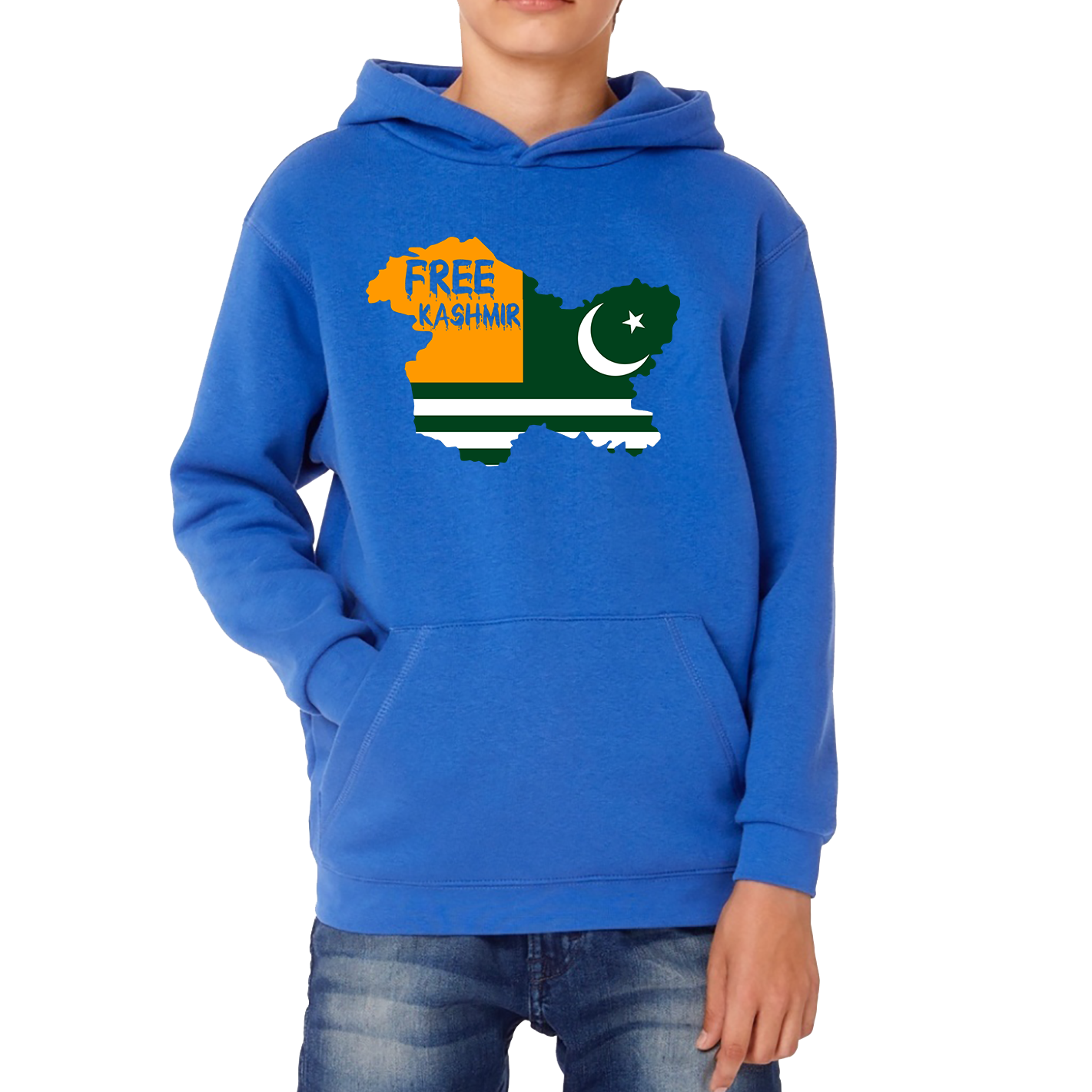 Free Kashmir From India Hoodie