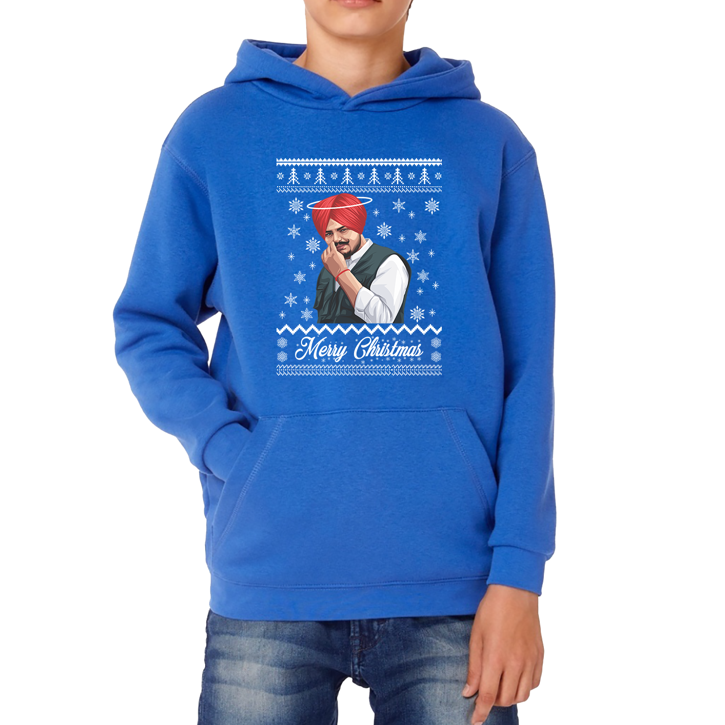 sidhu moose wala christmas hoodie