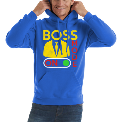 Boss Mode On Funny Hoodie