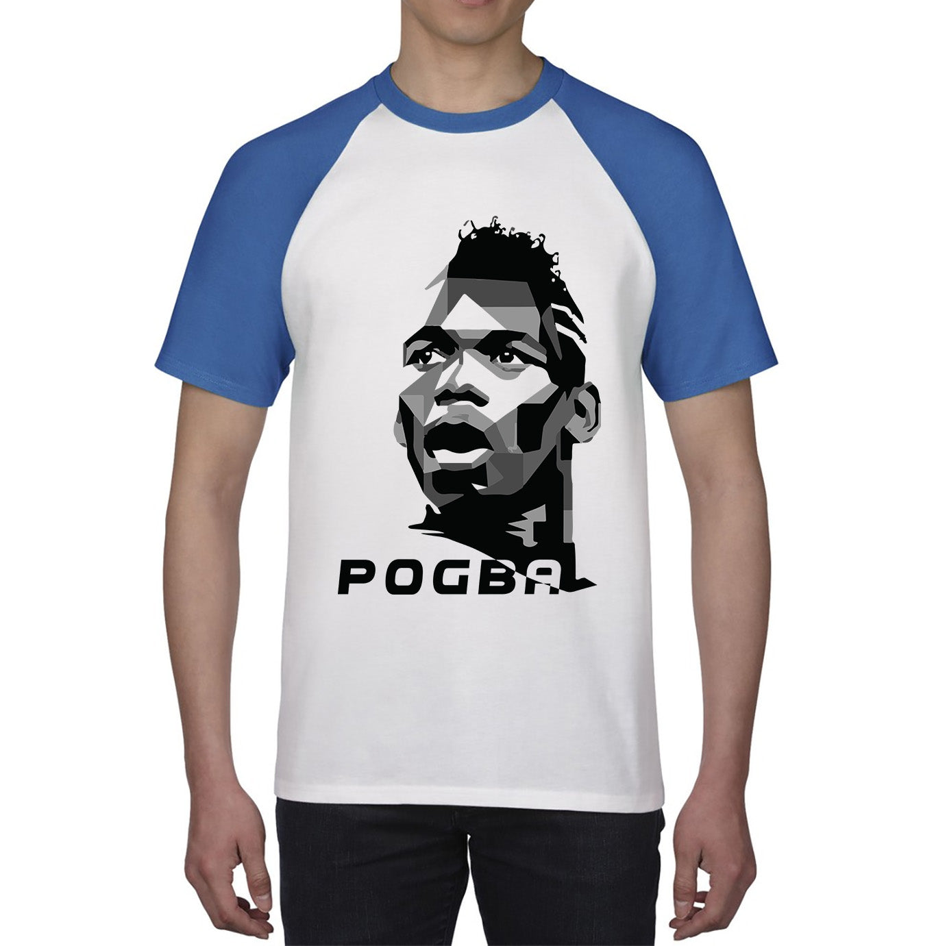 Football Player Retro Style Portrait France National Team Soccer Player French Professional Footballer Sports Champion Baseball T Shirt