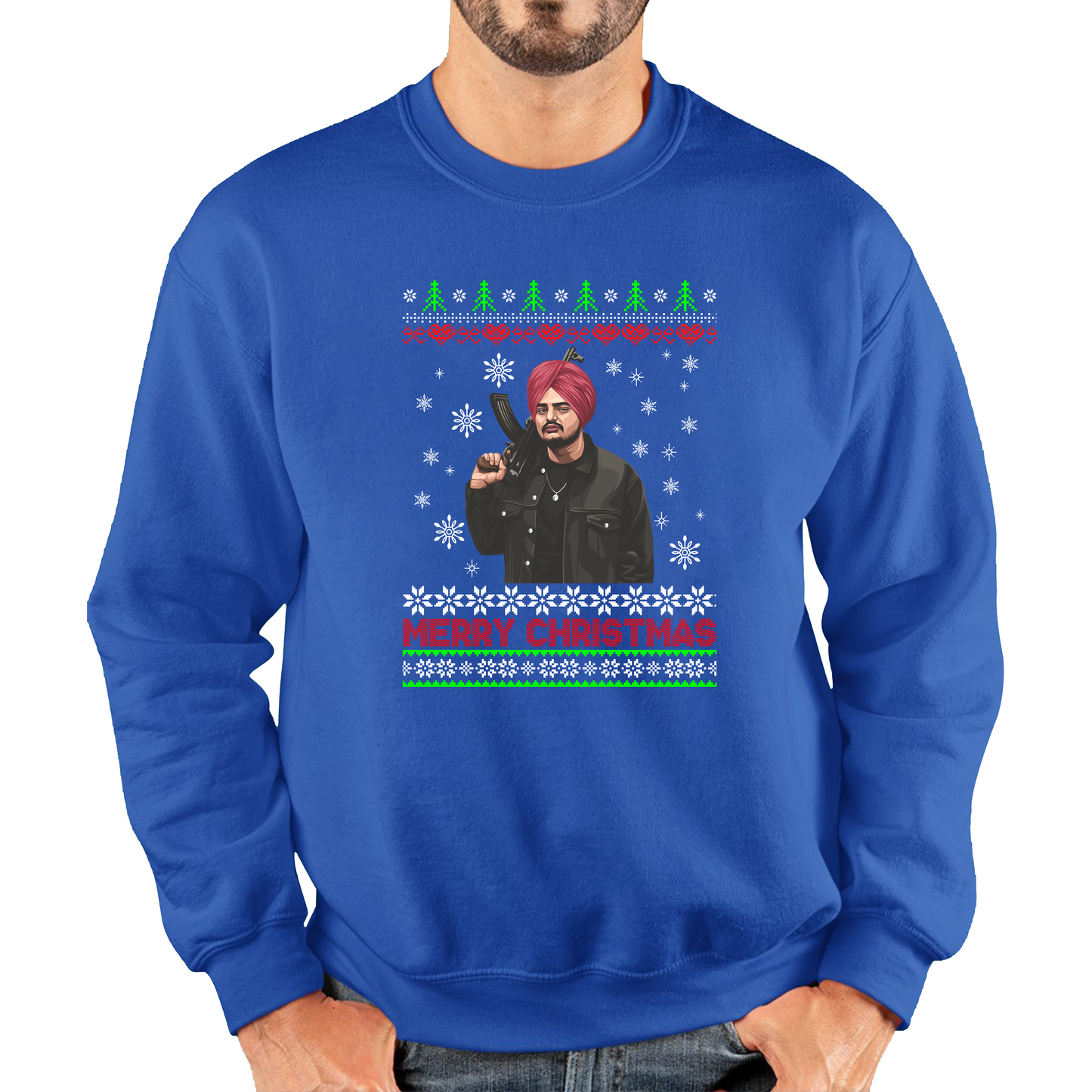 sidhu moose wala christmas jumper