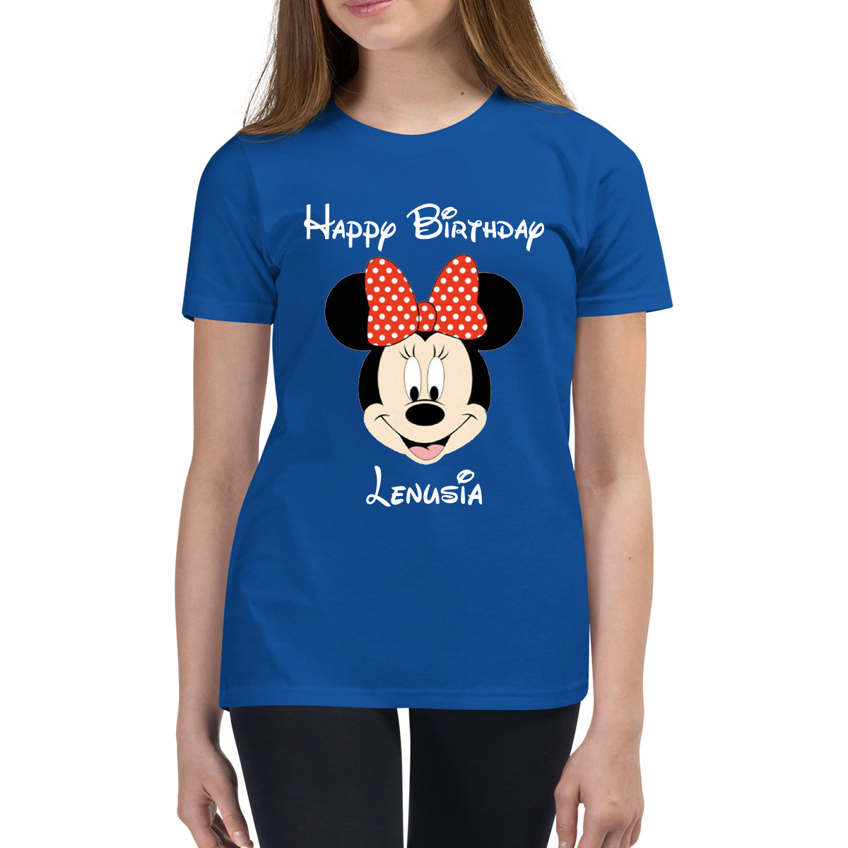 Personalised Birthday Boy And Girls Your Custom Name And Birthday Year Disney Mickey Mouse Minnie Mouse Cartoon Kids T Shirt