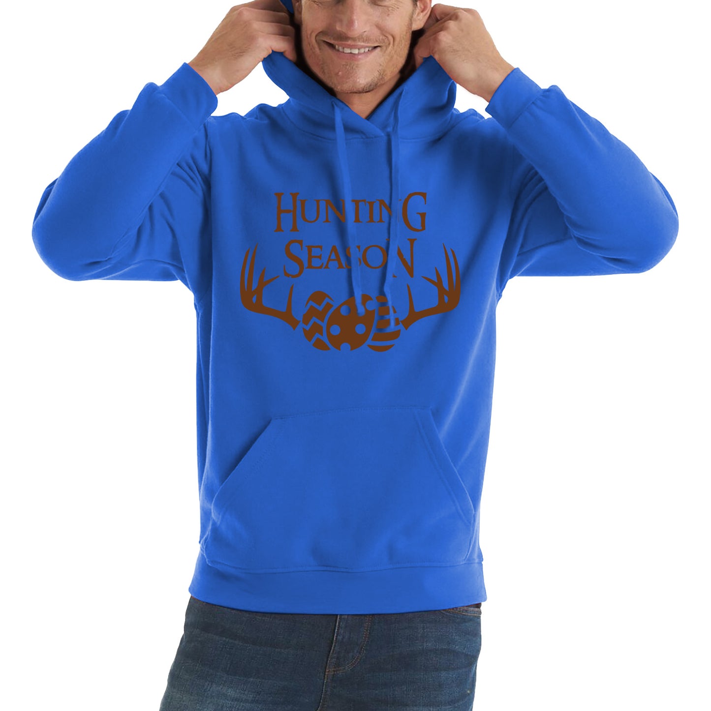 Easter Hunting Season Funny Easter Gift Rabbit Eggs Cute Bunny Deer Hunt Happy Easter Sunday Unisex Hoodie