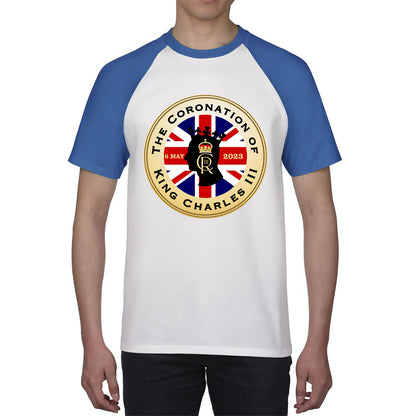 The Coronation Of King Charles III 6th May 2023 CR III Royal Crown United Kingdom Flag Baseball T Shirt