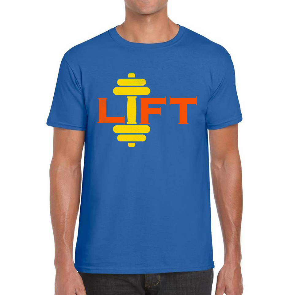 Weight Lifting Dumbells Gym T Shirt