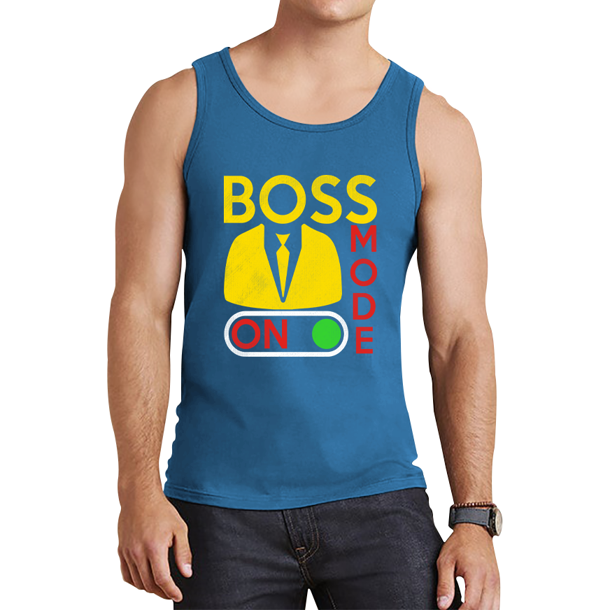 Boss Mode On Funny Tank Top