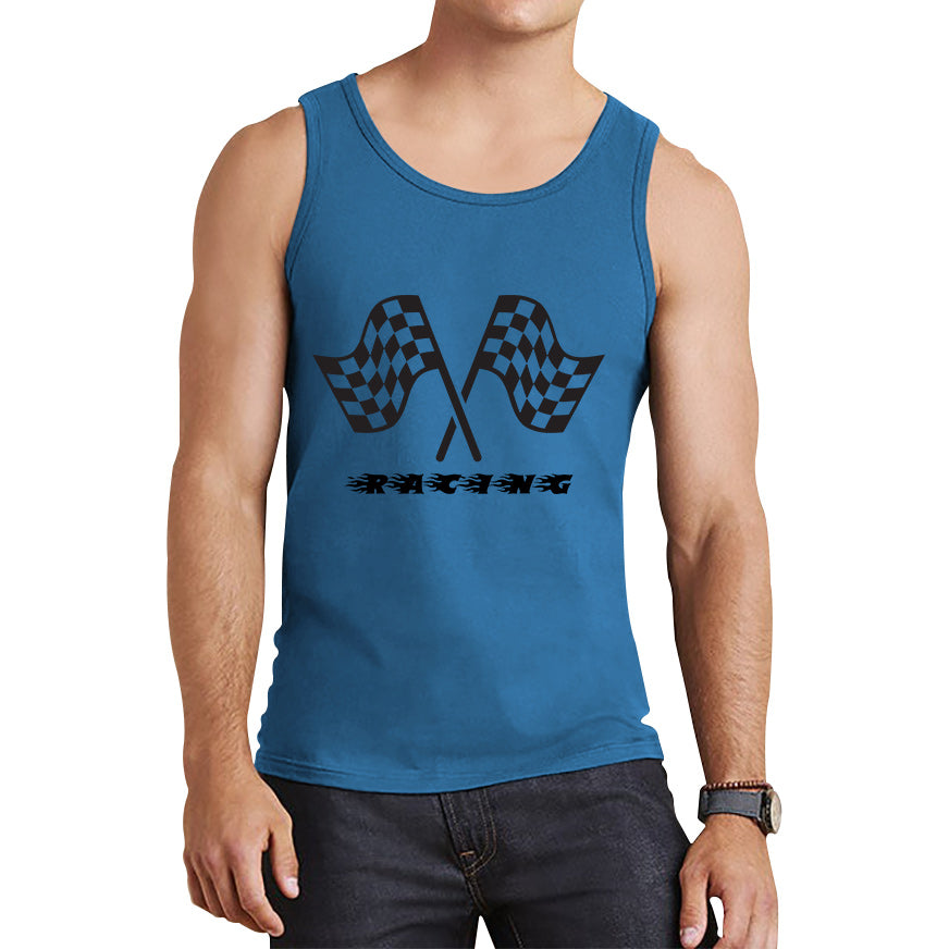 Racing Checkered Flag Tank Top