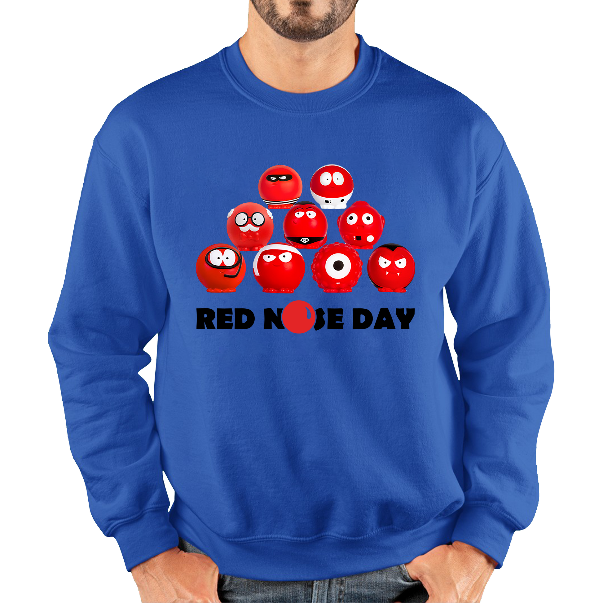 Red Nose Day Comic Relief Noses Sweatshirt