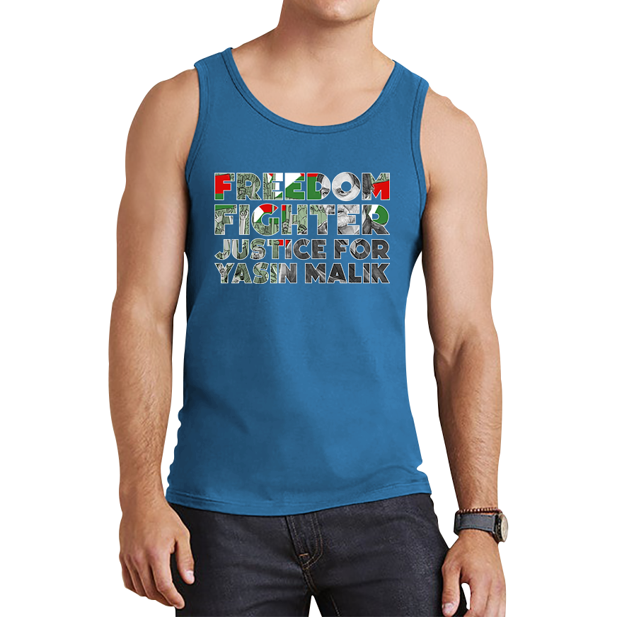 Freedom Fighter Justice For Yasin Malik Tank Top