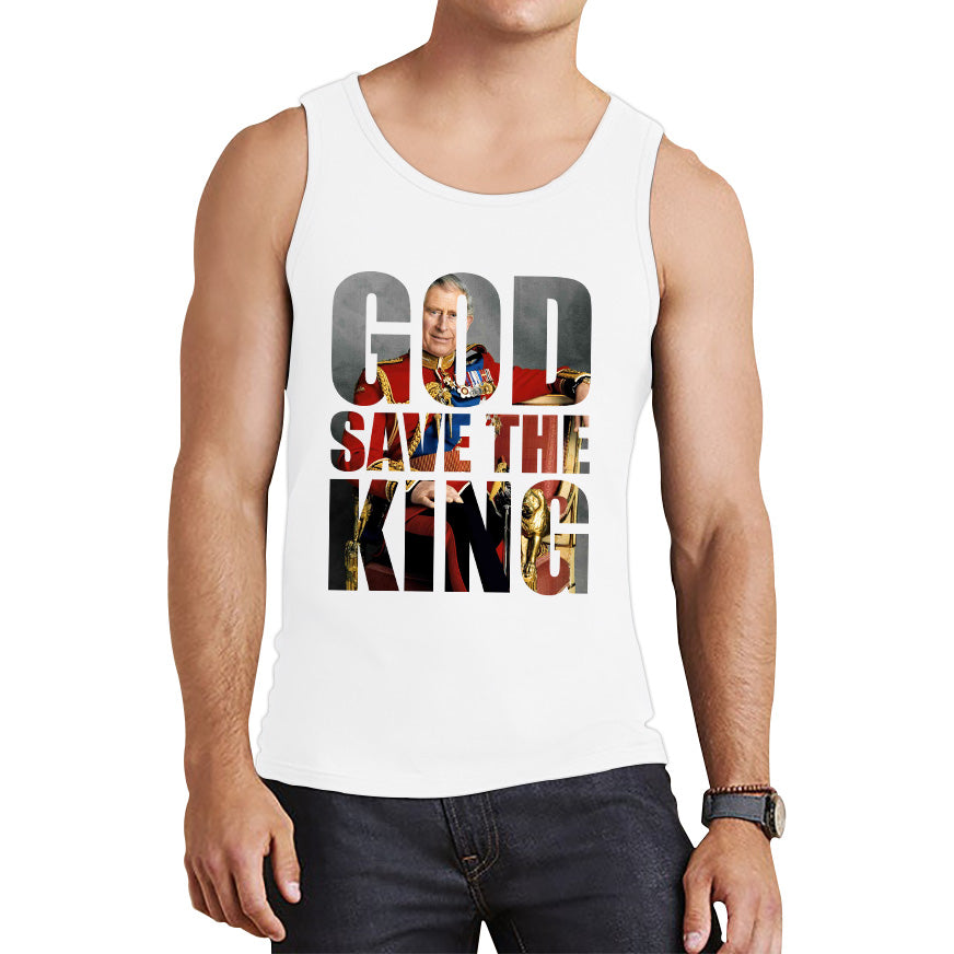 God Save The King Coronation Of King Charles III 2023 Ruling Monarch Of England CR III His Majesty Tank Top