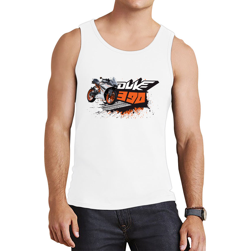 KTM Duke 390 Sports Bike Motorcycle The Corner Rocket Street Racing Bike KTM Lovers Street Rider Motorbike Lover Tank Top