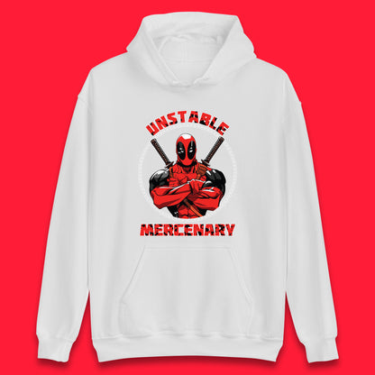 The Unstable Mercenary Funny Deadpool Marvel Deadpool Marvel Comics Superhero Fictional Character Unisex Hoodie