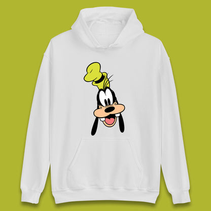 Disney Goofy Head Face Smiling Animated Cartoon Character Disney G.G. "Goofy" Goof Disney Vacation Disney World Trip Unisex Hoodie