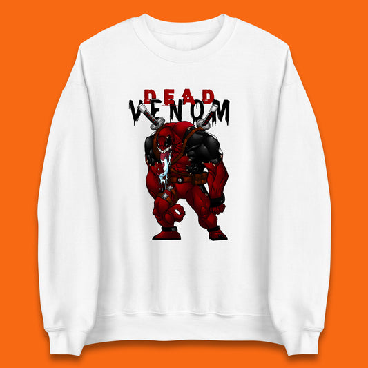 Marvel Contest Of Champions Venompool Marvel Comics Superhero Deadpool Marvel Universe Character Dead Venom Unisex Sweatshirt