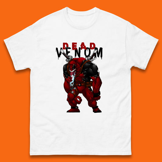 Marvel Contest Of Champions Venompool Marvel Comics Superhero Deadpool Marvel Universe Character Dead Venom Mens Tee Top