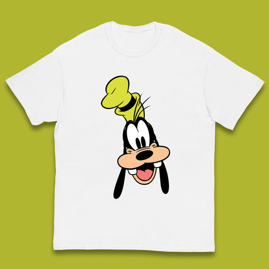 Disney Goofy Head Face Smiling Animated Cartoon Character Disney G.G. "Goofy" Goof Disney Vacation Disney World Trip Kids T Shirt