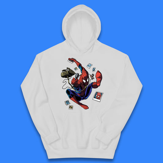 Spider-Man The Animated Series American Superhero Marvel Comics Action Adventure Science Fiction Kids Hoodie