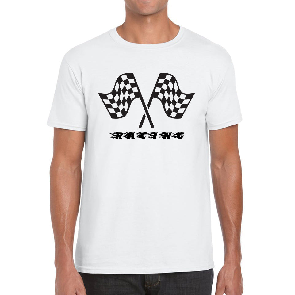 Racing Checkered Flag T Shirt