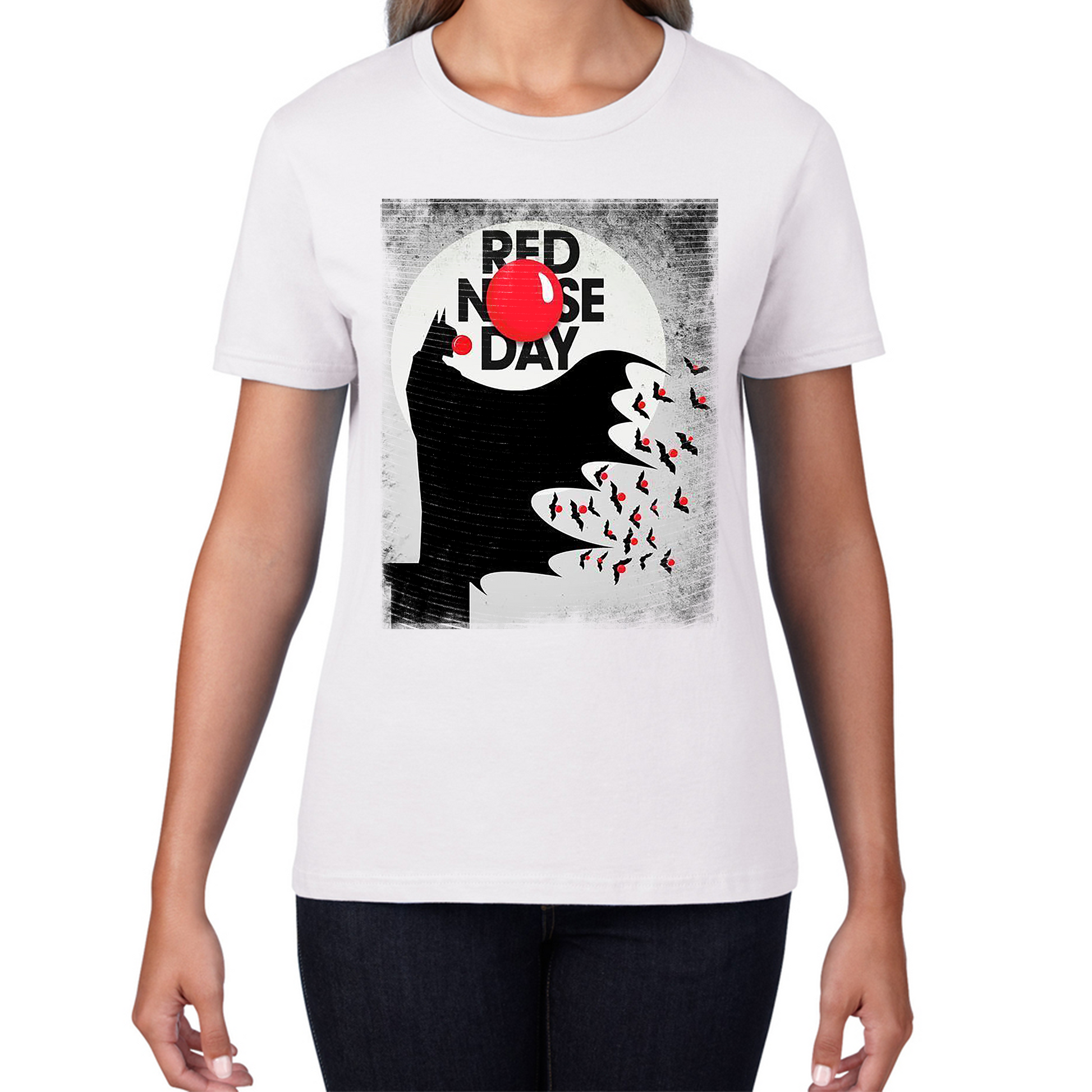 Batman Red Nose Day T Shirt