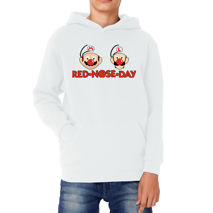 Super Mario Bros Red Nose Day Hoodie