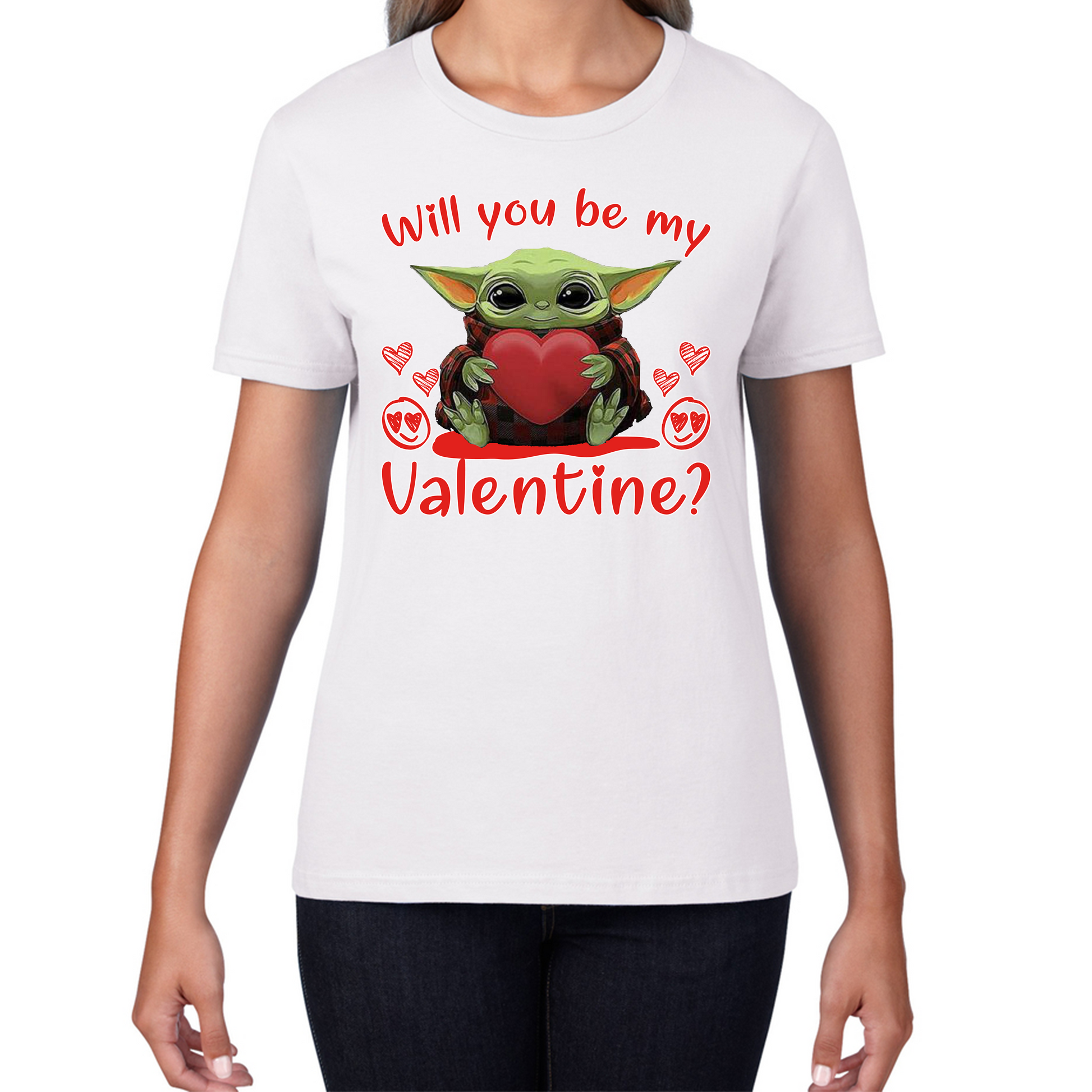 Baby Yoda Will You Be My Valentine T Shirt