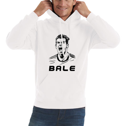 Football Player Retro Style Portrait Soccer Player Welsh Former Professional Footballer Sports Champion Unisex Hoodie