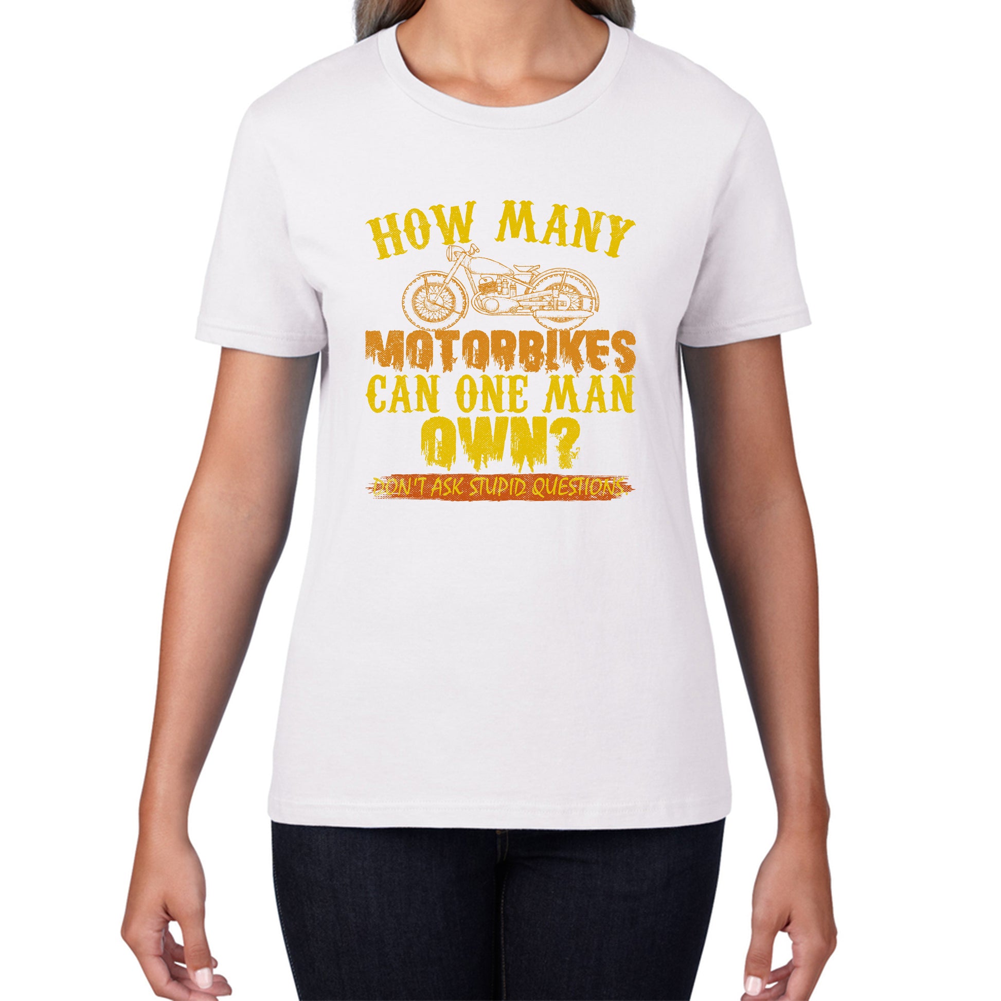 Funny Ladies Motorbike T-Shirt