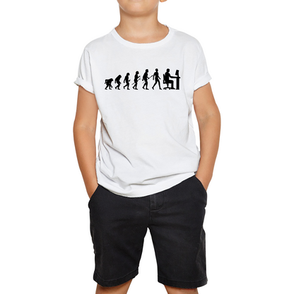 Evolution Of Computer Funny Human Evolution Programmer Coding Kids Tee