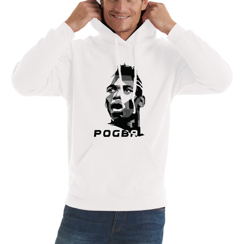Football Player Retro Style Portrait France National Team Soccer Player French Professional Footballer Sports Champion Unisex Hoodie